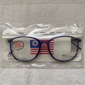 Converse purple Torino eyeglass oversized frames